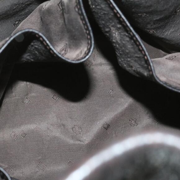 LOUIS VUITTON V Line Shoulder Bag Fur Black - Picture 15 of 16